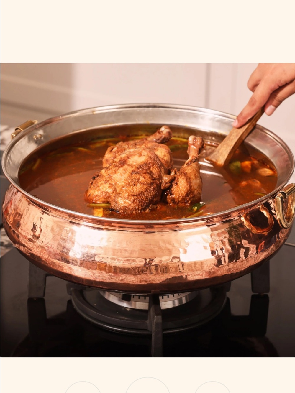 ✨ NEW P•TAL Handcrafted Copper Braiser & Brass Lid Cookware ✨